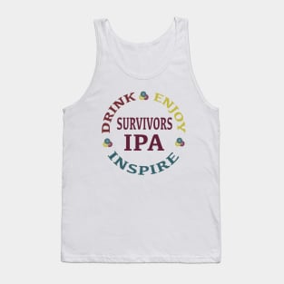 Survivors IPA - Drink. Enjoy. Inspire. Tank Top